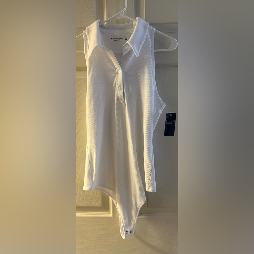 Abercrombie & Fitch White Bodysuit